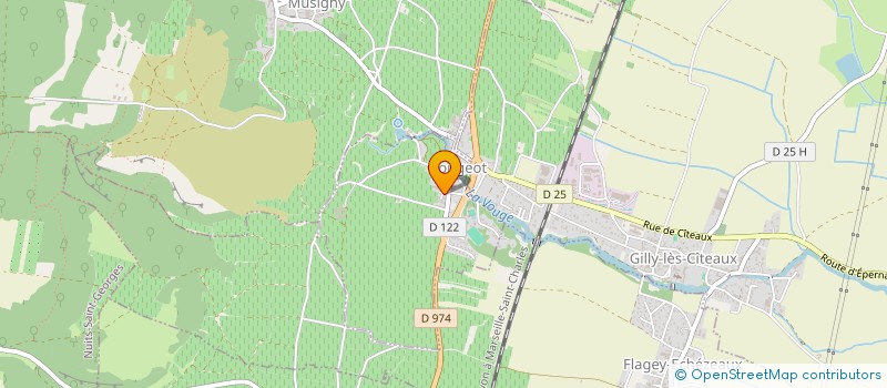 localisation de l'entreprise SCI DOMAINE ATRIUS à VOUGEOT
