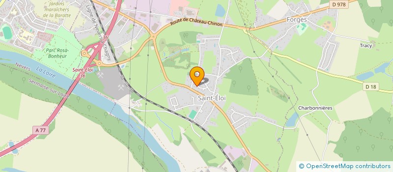 localisation de l'entreprise SCI DOMAINE BERNAISSE  SAINT-ELOI