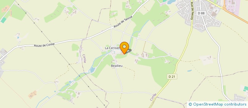 localisation de l'entreprise SCI DOMAINE BLANCHE  CONLIE