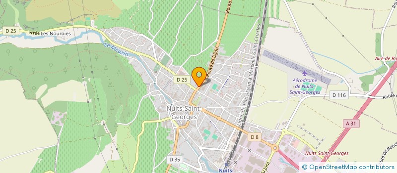 localisation de l'entreprise SCI DOMAINE CHAPITRE SAINT DENIS à NUITS-SAINT-GEORGES