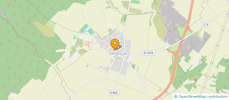 localisation de l'entreprise SCI DOMAINE D'ANASTASIA  SAVIGNY-LE-SEC