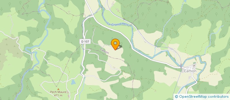 localisation de l'entreprise SCI DOMAINE DE BARREJAT à CAZALS-DES-BAYLES