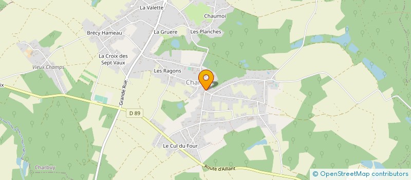 localisation de l'entreprise SCI DOMAINE DE BEAUDELAINE  CHARBUY