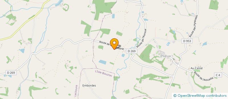 localisation de l'entreprise SCI DOMAINE DE BEROT  MARSOLAN