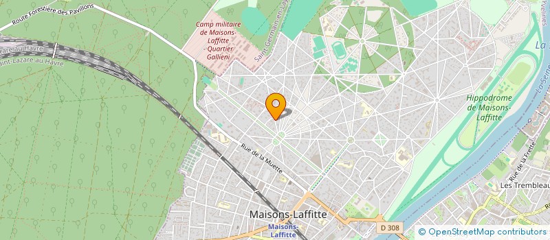 localisation de l'entreprise SCI DOMAINE DE BOIS NORMAND  MAISONS-LAFFITTE