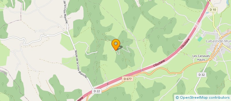 localisation de l'entreprise SCI DOMAINE DE BOURRAT  COEUR DE CAUSSE