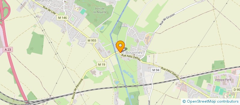 localisation de l'entreprise SCI DOMAINE DE BOUVINES  BOUVINES