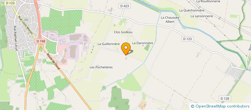 localisation de l'entreprise SCI DOMAINE DE BRISSAC  BRISSAC LOIRE AUBANCE