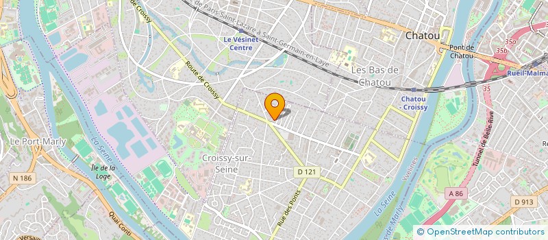 localisation de l'entreprise SCI DOMAINE DE CHARTRE  CROISSY-SUR-SEINE