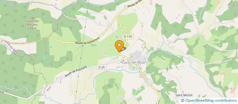 localisation de l'entreprise SCI DOMAINE DE CLAVERIE  LUCQ-DE-BEARN