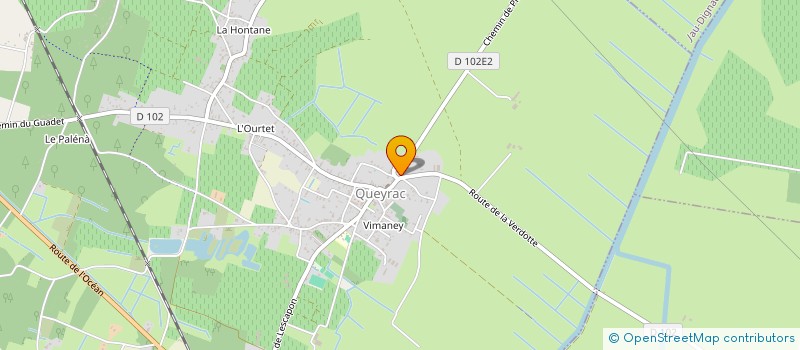 localisation de l'entreprise SCI DOMAINE DE CONDISSAS  BLAIGNAN-PRIGNAC