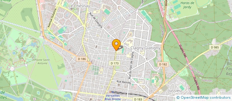 localisation de l'entreprise SCI DOMAINE DE COSTEBRUNE à VERSAILLES