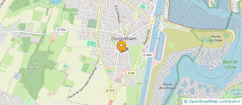 localisation de l'entreprise SCI DOMAINE DE KARYNE  OUISTREHAM