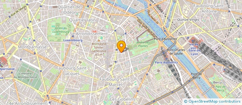 localisation de l'entreprise SCI DOMAINE DE KERAVEL  PARIS 5