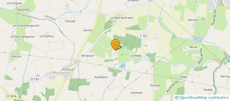 localisation de l'entreprise SCI DOMAINE DE KERHUIPPE  PLAUDREN