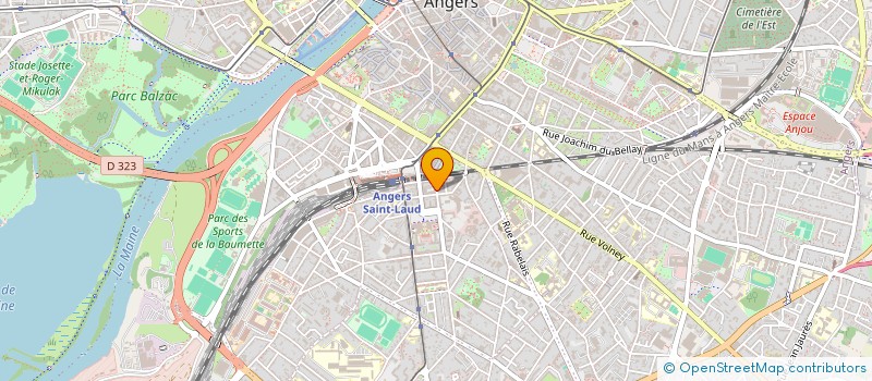 localisation de l'entreprise SCI DOMAINE DE L'AUBIGNIERE à ANGERS