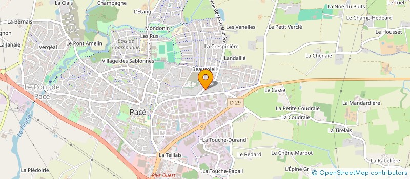 localisation de l'entreprise SCI DOMAINE DE L'ETANG D'ADRIEN à PACE