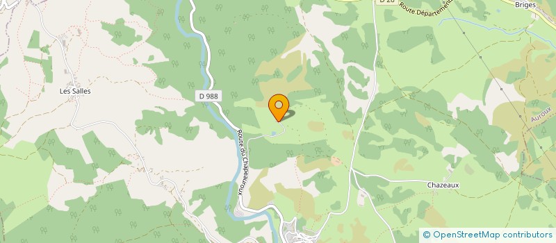 localisation de l'entreprise SCI DOMAINE DE L HERBOUZAC  AUROUX