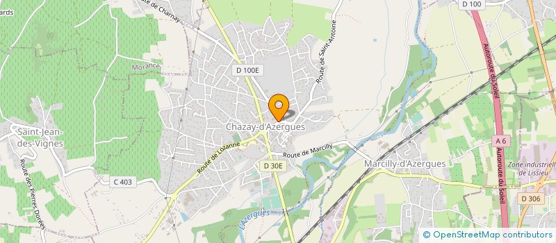 localisation de l'entreprise SCI DOMAINE DE L'ISERABLE  CHAZAY-D'AZERGUES