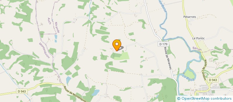 localisation de l'entreprise SCI DOMAINE DE LA BASTIDE  L'ISLE-DE-NOE