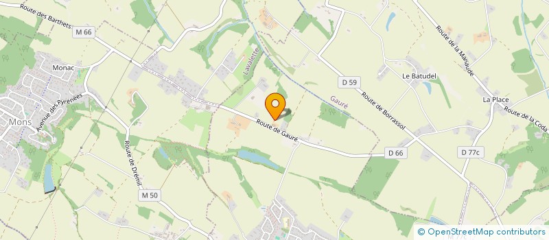 localisation de l'entreprise SCI DOMAINE DE LA BERGERIE à MONS