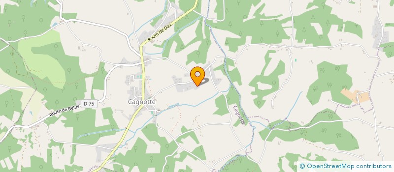 localisation de l'entreprise SCI DOMAINE DE LA CLAOUZERE  CAGNOTTE