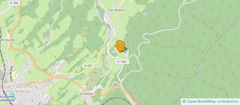 localisation de l'entreprise SCI DOMAINE DE LA FAVIERE  LAC-DES-ROUGES-TRUITES