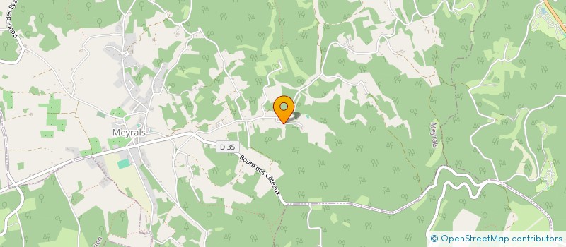 localisation de l'entreprise SCI DOMAINE DE LA FOURNERIE à VEZAC