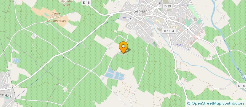 localisation de l'entreprise SCI DOMAINE DE LA GRANGETTE  SERVIAN