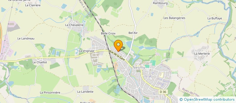 localisation de l'entreprise SCI DOMAINE DE LA JOUSSEMIERE  NESMY