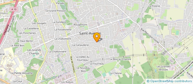 localisation de l'entreprise SCI DOMAINE DE LA LANDE  SAINT-AVERTIN