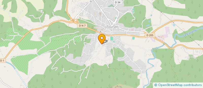 localisation de l'entreprise SCI DOMAINE DE LA NEUVE à TOURVES