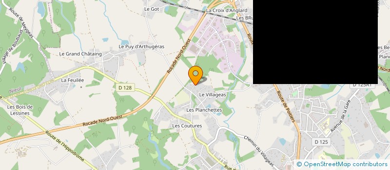 localisation de l'entreprise SCI DOMAINE DE LA PALOMBIERE à COUZEIX