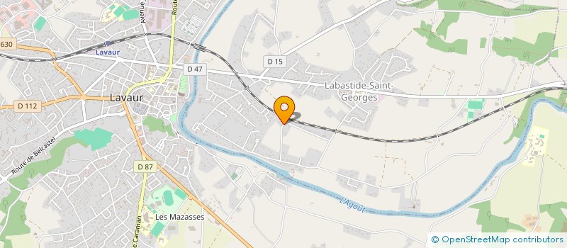 localisation de l'entreprise SCI DOMAINE DE LA ROMAINE  LABASTIDE-SAINT-GEORGES