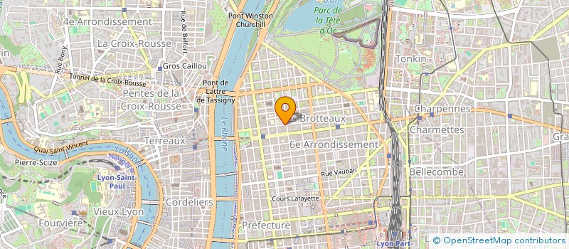 localisation de l'entreprise SCI DOMAINE DE LA RUTHIERE  LYON