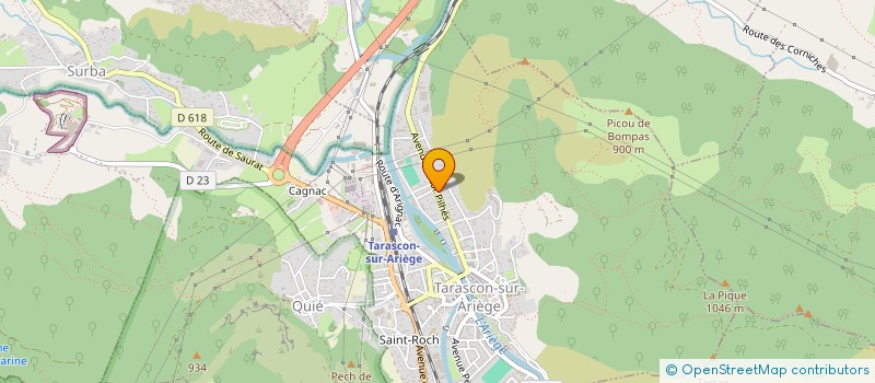 localisation de l'entreprise SCI DOMAINE DE LAFRAU à TARASCON-SUR-ARIEGE