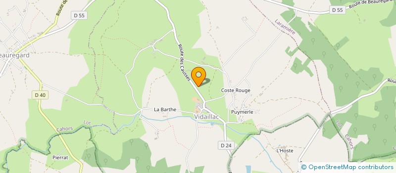 localisation de l'entreprise SCI DOMAINE DE LALBRADE  LUGAGNAC