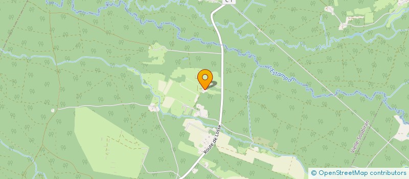 localisation de l'entreprise SCI DOMAINE DE LUGAZAUT  VIELLE-SOUBIRAN