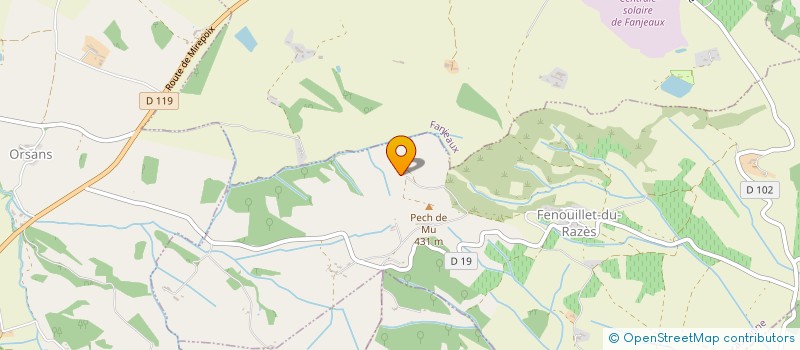 localisation de l'entreprise SCI DOMAINE DE MARTINIS  FENOUILLET-DU-RAZES