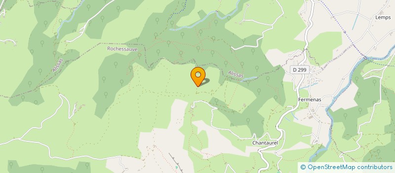 localisation de l'entreprise SCI DOMAINE DE PLANEZE  ROCHESSAUVE