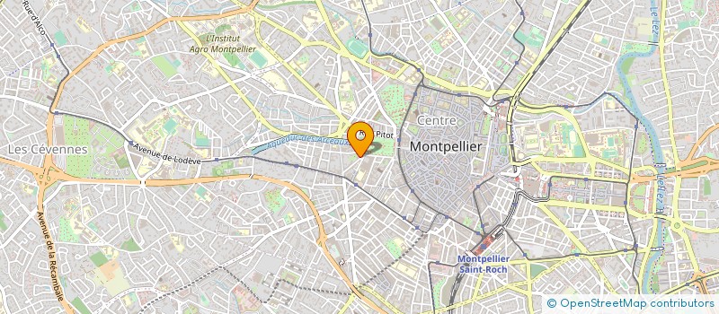localisation de l'entreprise SCI DOMAINE DE PREVOST à MONTPELLIER
