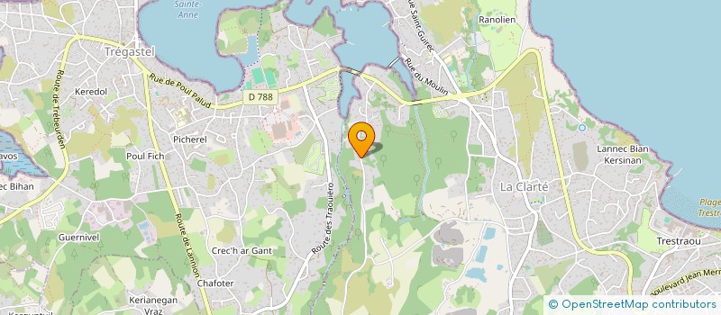 localisation de l'entreprise SCI DOMAINE DE RANDREUX  PERROS-GUIREC