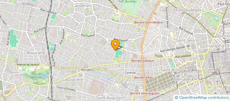 localisation de l'entreprise SCI DOMAINE DE RIVIERE  BORDEAUX