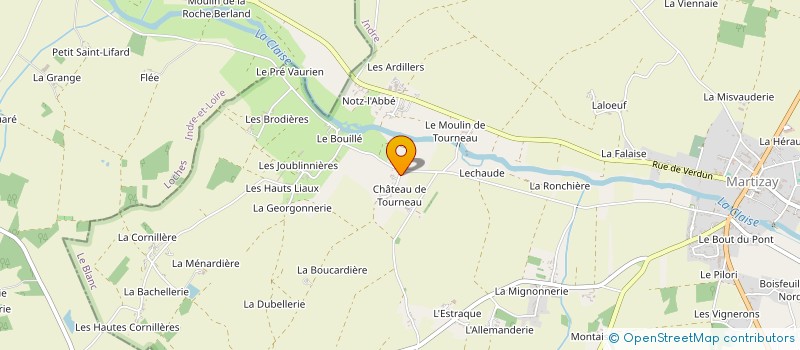 localisation de l'entreprise SCI DOMAINE DE ROCHEFORT à SAUZELLES