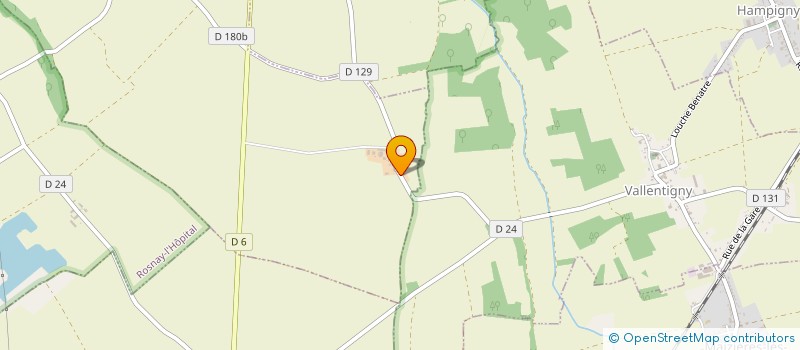 localisation de l'entreprise SCI DOMAINE DE ROTRATE  BLIGNICOURT