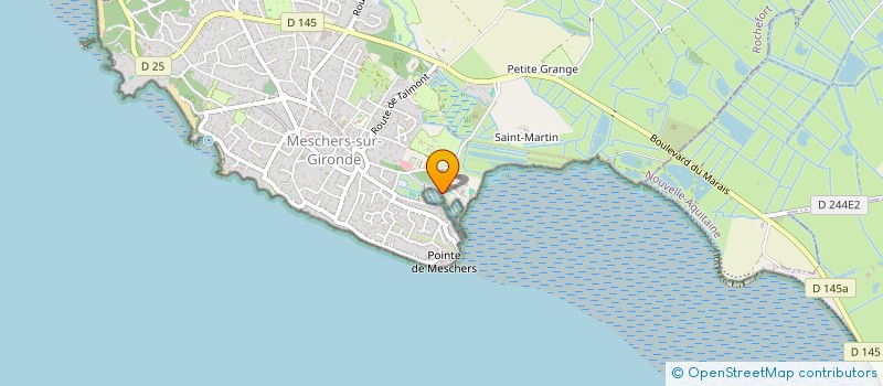 localisation de l'entreprise SCI DOMAINE DE SAINT MARTIN  MESCHERS-SUR-GIRONDE