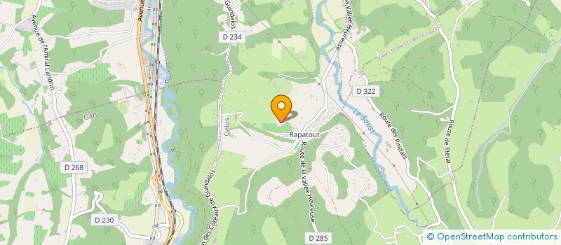 localisation de l'entreprise SCI DOMAINE DE SARROS  GELOS