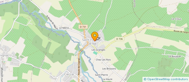 localisation de l'entreprise SCI DOMAINE DE ST FORT à SAINT-FORT-SUR-LE-NE
