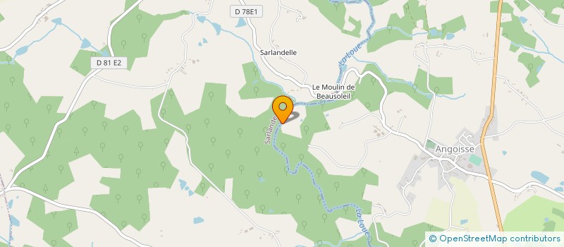 localisation de l'entreprise SCI DOMAINE DE VAULATOUR  PAYZAC