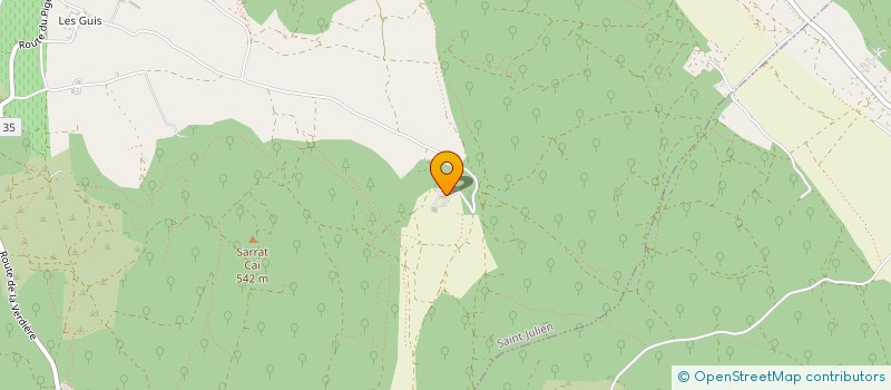 localisation de l'entreprise SCI DOMAINE DES CAMPEAUX  SAINT-JULIEN